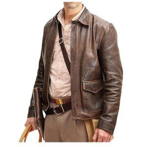 NEW Men's Absolute Leather Biker Jacket - Available in Sizes XS to 4XL